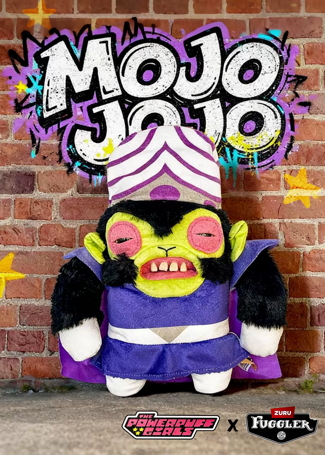 Милый монстр-зуб Фагглер, связанный с Powerpuff Girls, плюшевый цветочный кукольный Internet Celebrity, смешной