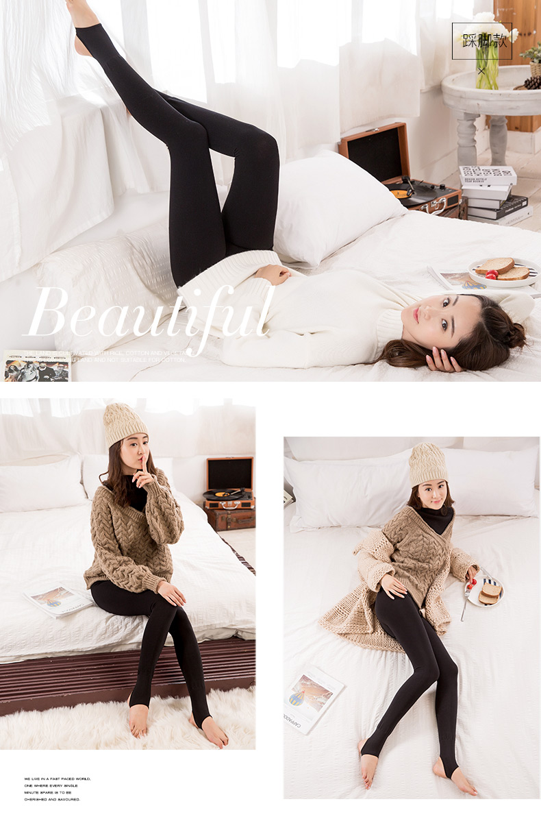 Quần legging Nam Cực cho phụ nữ mùa thu đông tất dài nam