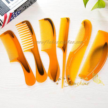 Beauty Hair Tool Bending not easy to break Bull Fascia Plastic Multi Series Wide Teeth Slim Teeth Antistatic Head Comb Hairdressing Comb