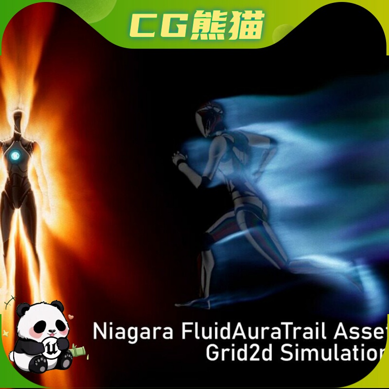 Ue5 Unreal 5.4-5.8 Fluidauratrail Grid2D Fluid Halo Trailing Effect