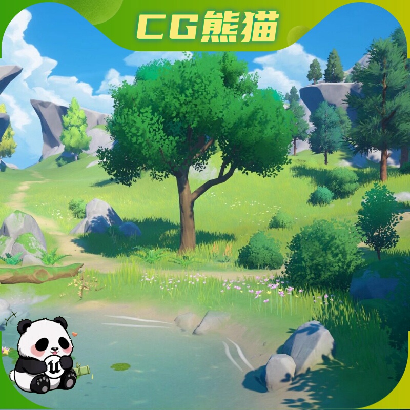 Ue5 Unreal 5.2-5.8 Stylized Mega Pack Nature Stylized Natural Scenery Pack Ue5 Unreal 5.2-5.8 Stylized Mega Pack Nature Stylized Natural Scenery Pack