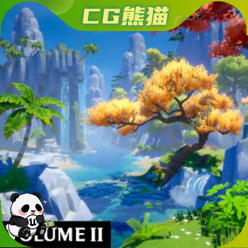 Ue5 Unreal 5.7 Stylized Nature Vol 2 Environment Stylized Natural Scenes
