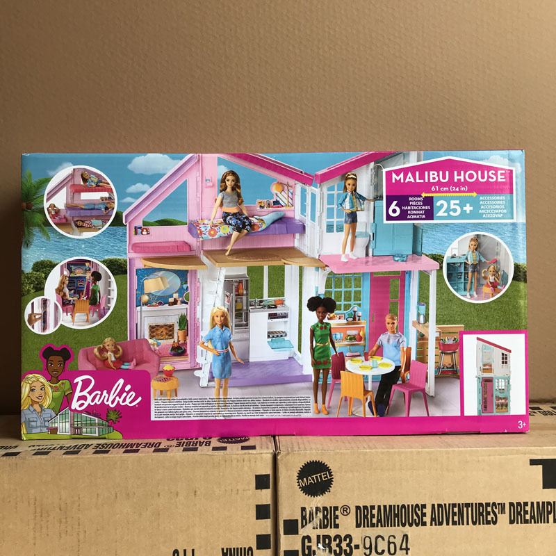 Barbie Dream Vacation Mansion Fhy73 Villa Malibu City House Girls' Pretend Play Toy Grg93