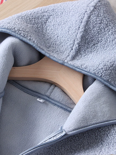 Кардиган-свитер женский 2025, весна, осень, зима, теплый свободный топ из овечьей шерсти с капюшоном на молнии и длинными рукавами