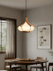 Song Dynasty Aesthetic Wooden Fabric Pendant Light for Dining Room, Tea Room, Vintage Minimalist Ambiance Dining Pendant Light, Bedroom Study Pendant Light