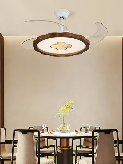 Song Dynasty Aesthetic Bedroom Ceiling Light Led Wooden Lighting Fixtures Creative Master Bedroom Eye-Protection Lamp Whole House Package Ceiling Light