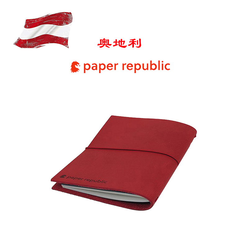 Austrian Papaer Republic Traveller Hands Account Notebook Diary Cow Leather Tied Rope Notepad