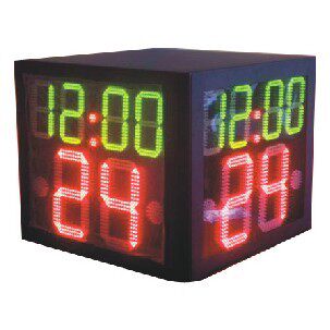 Wireless remote control four-sided display basketball game 24 seconds offensive countdown timer 14 seconds 24 seconds timer