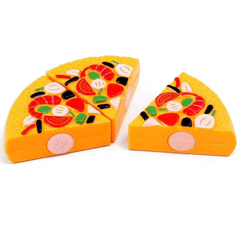 Đồ dùng nhà bếp dành cho trẻ em, rau và trái cây, cắt và cắt Happy Baby play house mô phỏng đồ chơi pizza có thể cắt một lần giao hàng - Phòng bếp