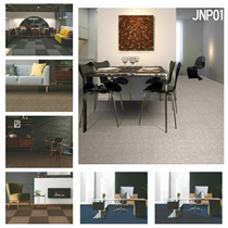 Giant Oriental block carpet Office carpet Block carpet Nylon PVC conference carpet Plain carpet jnp01