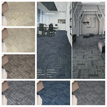 Factory direct new asphalt carpet stripe carpet block office square carpet office carpet stripe 66
