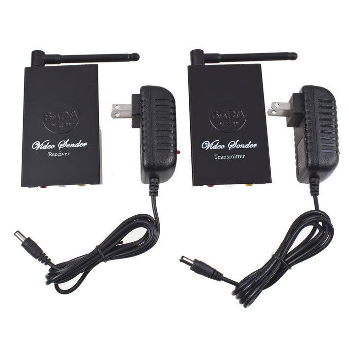 2 4GHZ Wireless Image Audio Transmitter Video Transmitter Monitors Audio Transceiver 100 m
