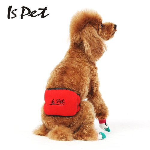 IS PET Pet Dog Physiological Belt Ins, Профилактика плюшевых собак из эструсного ремня безопасности вежливая полоса двойная слоя