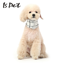 ISPET dog scarf winter wear ins net red teddy dog cat scarf winter warm padded pet jewelry