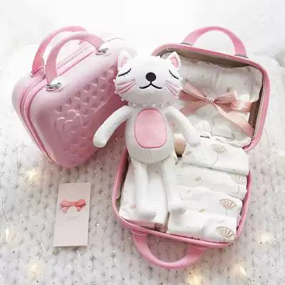 Baby gift box Newborn suit Newborn male and female baby pure cotton clothes spree spring and autumn full moon gifts