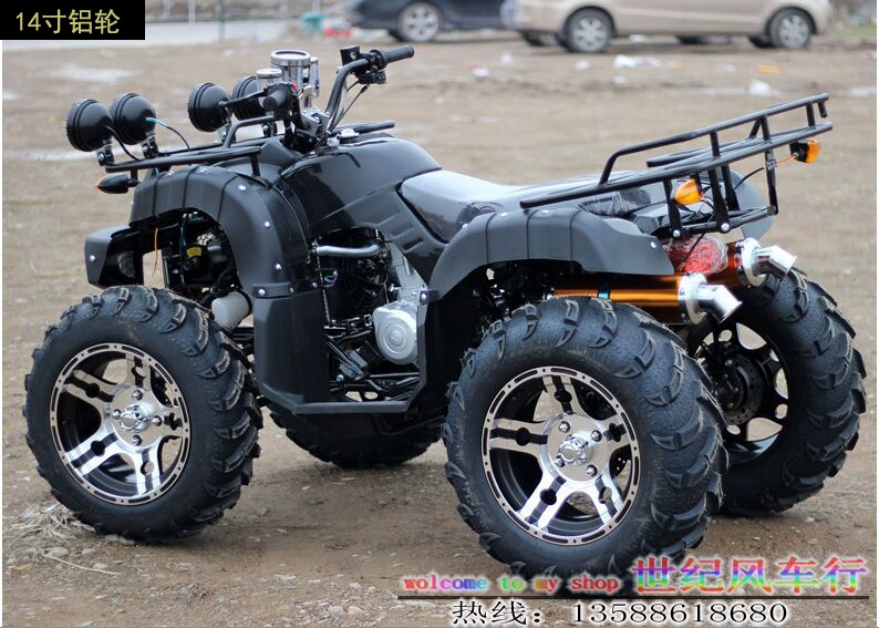 Big Bull 4 4WD 4 Bánh Xe Motocross Điện ATV Tất Cả Các Địa Hình Chain Shaft Truyền Tự Động ATV