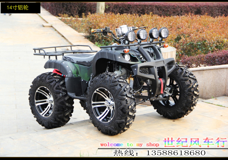 Big Bull 4 4WD 4 Bánh Xe Motocross Điện ATV Tất Cả Các Địa Hình Chain Shaft Truyền Tự Động ATV