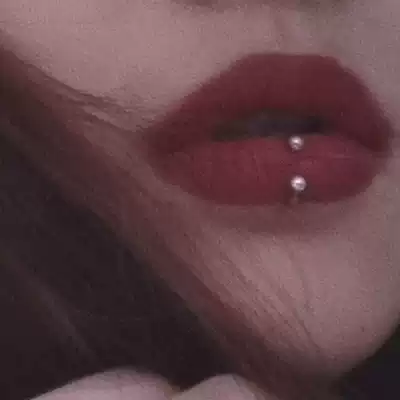 Lip replacement nail sterling silver s925 lip ring hole puncture jewelry hypoallergenic European and American nose ring perforation niche personality