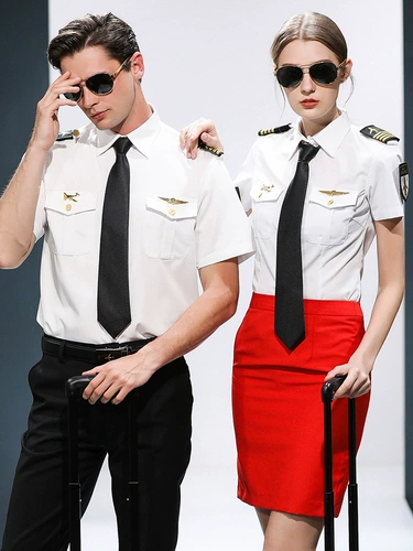 Униформа для работы, комплект для школьников, летняя форма, короткий рукав