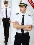 Cơ trưởng đồng phục nam áo sơ mi trống đồng phục cơ sở phi công đồng phục ngắn tay nam hộp đêm đồng phục hàng không phi công đồng phục tiếp viên hàng không đồ bộ mặc nhà
