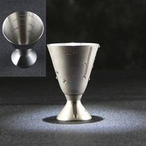 Wine Technique Stainless Steel Thickened American Wine Measurer with Graduation Ounce Jigger Mixing Measurement Wine Glass Measuring Spoon