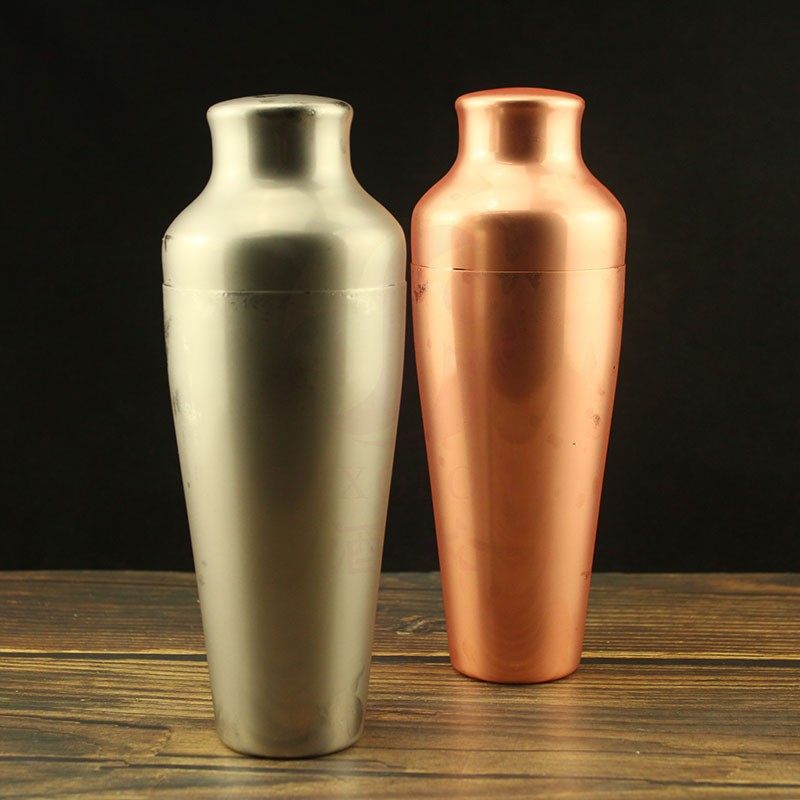 Two-piece rock pot stainless steel cocktail wine mixer Snow Kettle Shaker