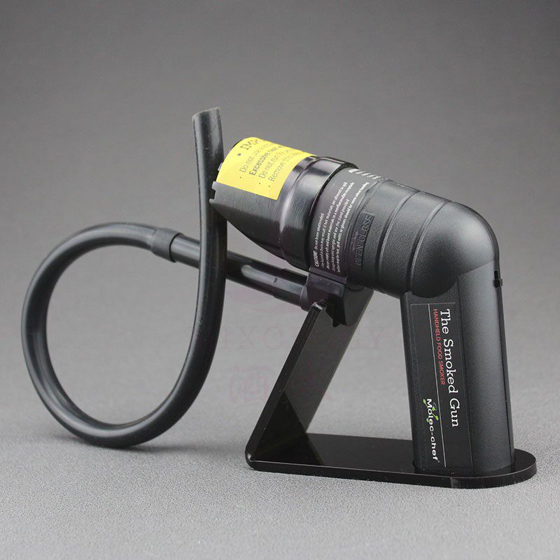 Wine art Spanish molecular cocktail smoke gun gourmet cooking smoke tool smoke bubble gun sawdust raw material