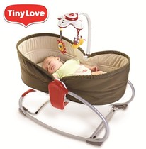 tinylove imported baby three-in-one multi-functional music baby rocking chair baby sleeping basket recliner coaxing sleep artifact