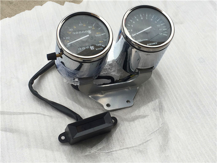Hoàng tử xe máy 125 sửa đổi dụng cụ CG125 Jialing 70 GN Hoàng tử khỉ rùa vua sửa đổi retro bảng mã giá đồng hồ điện tử xe wave alpha