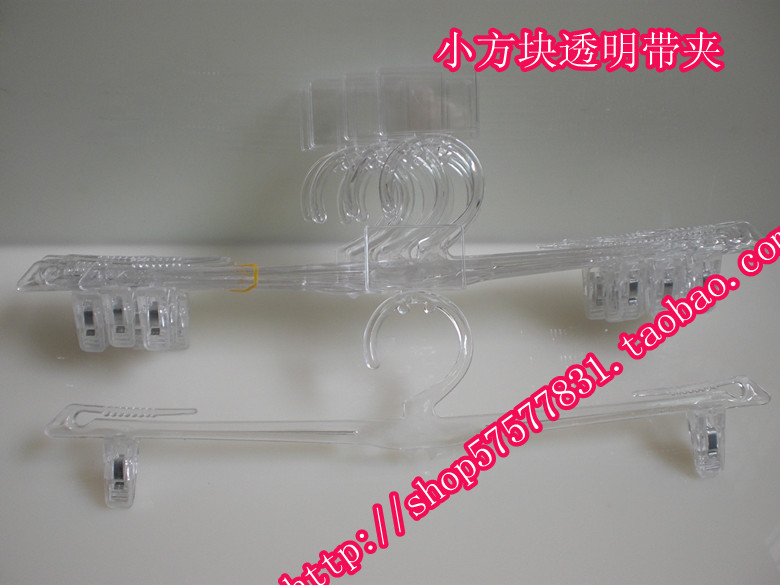 Transparent Plastic Inner Hanger Underwear Clip Clothing Rack Bra Hanger Bra Rack Hung Hanger