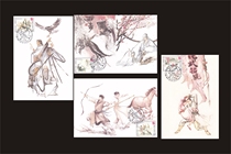 Characters from Jin Yongs Novels The Legend of the Condor Heroes Macau Extreme Movies 4 Complete