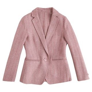 Commuting double-faced wool blazer