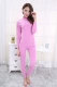 Mùa thu đông mới quý cô vòng cổ cao nửa cổ áo mỏng cộng với đồ lót nhung nhiệt set đồ mùa thu quần dài những kiểu đồ bộ thu đông