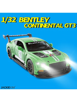 Bentley Euroland GT3 Racing caravan Master 1 32 Alloy Car Die Doors SOUND AND LIGHT RETURN FORCE METAL MODEL TOYS