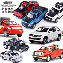 Ford F150 Raptor pickup truck sound and light return police car Alloy car model toy simulation metal car model