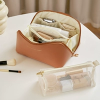 3 поколения карамельной коричневой тосты для макияжа+сетчатая сумка