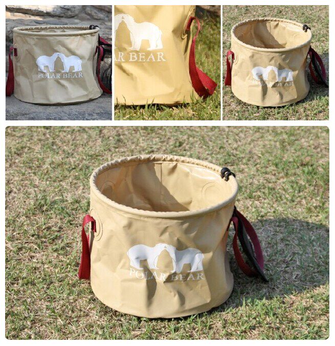 TNR Outdoor Supplies Folding Water Basin Tourism Portable Washing Bucket Washing Bucket Large