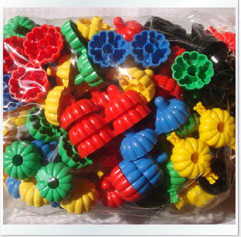 Pumpkin Assembled Tabletop Puzzle Toy Kindergarten Desktop Games Plastic Building Blocks Intellectual Building Blocks