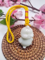 Shaanxi Lantian Jade Cute Cartoon Pendant Bag Pendant Universal Jewelry Natural Collection Direct Sales from the Country of Origin
