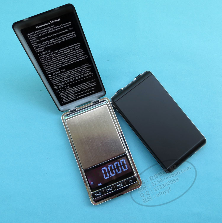 Mini electronic scale 0 01g pocket scale electronic balance Jewelry scale portable scale 0 1g high precision scale 9