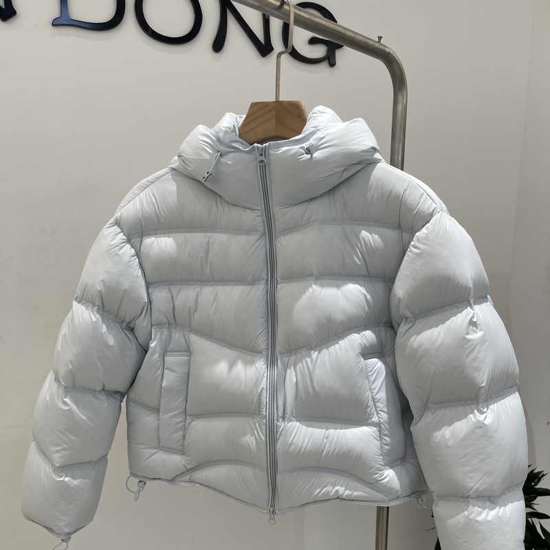 95 White Duck down 2025 New Style down Jacket, Thickened Short Hooded Women's Coat, Puff Cloud Fabric 95 White Duck down 2025 New Style down Jacket, Thickened Short Hooded Women's Coat, Puff Cloud Fabric