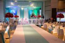 Shanghai luxury three-dimensional stage background streamer curtain stage background truss luxury stage background construction