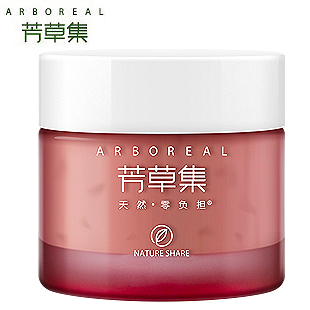 芳草集新品上市 玫瑰花瓣酸奶面膜60g  盈润亮肤调理改善肤色