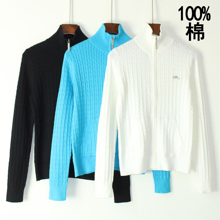 Small Code Small Matide College Wind Spring Autumn Short Section Knitted Cardiovert Women Outlet Twine Collar Hair Thread Coat Pull Necklace