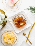 Phnom Penh Sakura Glass Dessert Bowl of Bird's Nest Bow