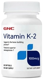 SPOT US GNC VITAMIN K K2 Капсула 60 K-2 K-2 увеличивает плотность кости, чтобы способствовать поглощению кальция и кости