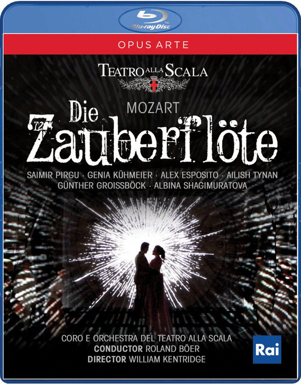 Mozart Opera Magic Flute Groisberk Berelskala Opera in English Blu-ray 50G