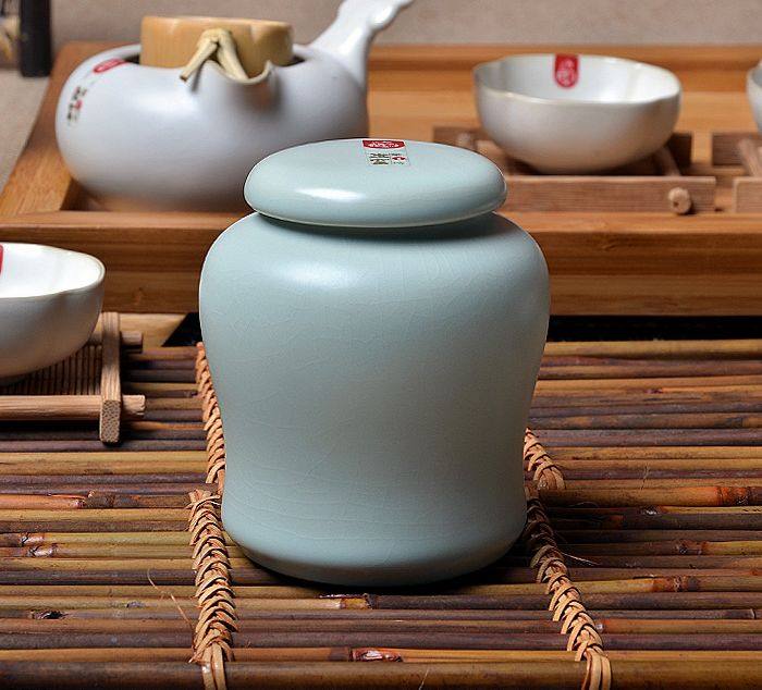 Ruyao tea set Ru porcelain tea cans Rufu tea storage cans tea cans wake up tea cans special offers