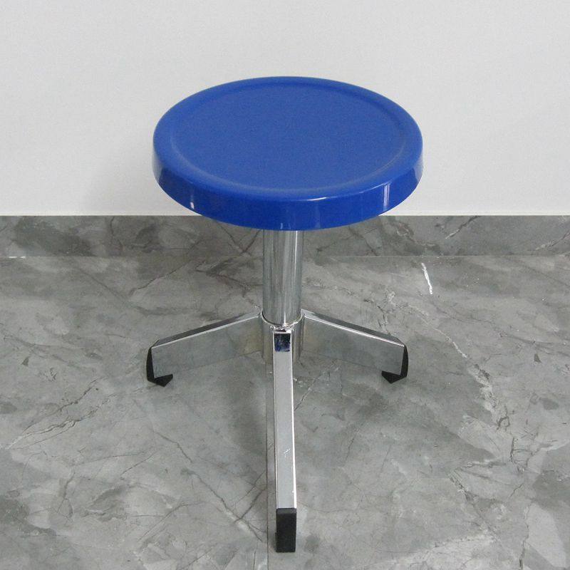 Unbacked Backschool Lab Round bench Computer chair Workplace chair Manual lifting rod rod chair