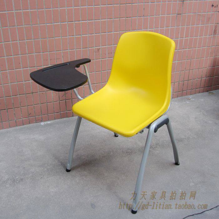 Training chair with writing tablet press chair durable writing plate upturned plastic student chair simple ultra durable meeting chair